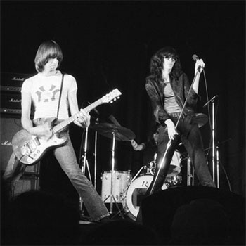 Classic Photo: Joey Ramone playing drums in his first band, The