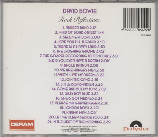 Bowie, David - Rock Reflections