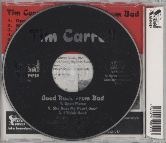 Tim Carroll ‎– Good Rock From Bad