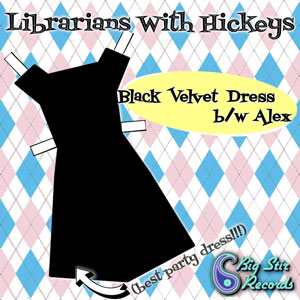 Librarians With Hickeys - Black Velvet Dress / Alex