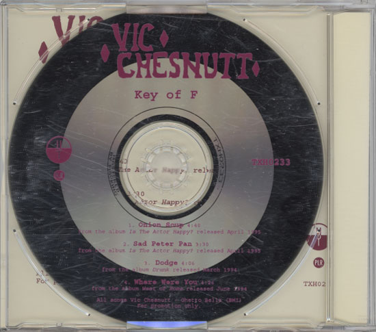 Vic Chesnutt ‎– Key Of F