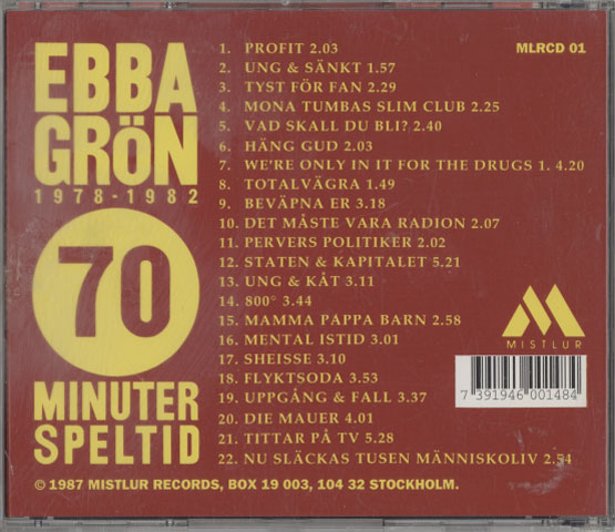 Ebba Grön ‎– 1978-1982