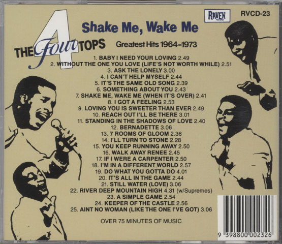 Four Tops ‎– Shake Me, Wake Me