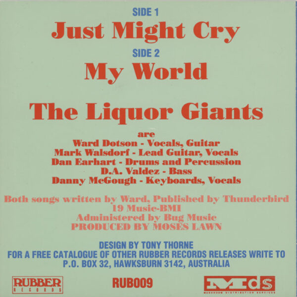 Liquor Giants ‎– Just Might Cry