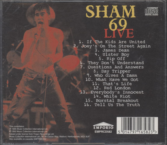 Sham 69 – Live